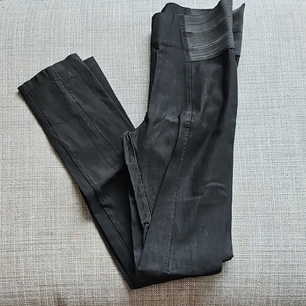 Black High-Waisted Pants